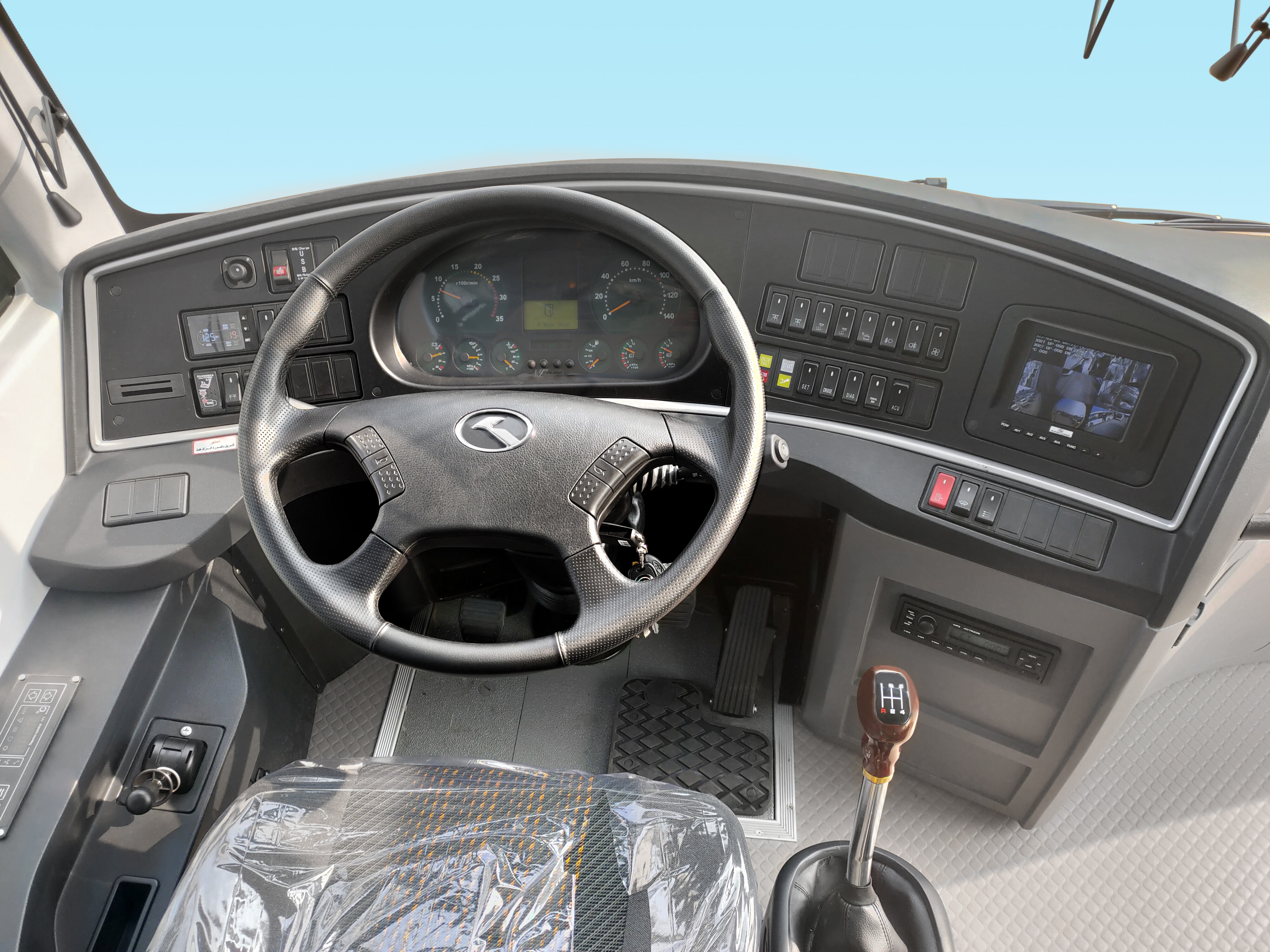 King Long Bus Driver Cabin